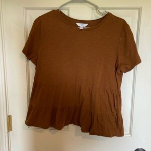 Time and Tru Brown Shirt